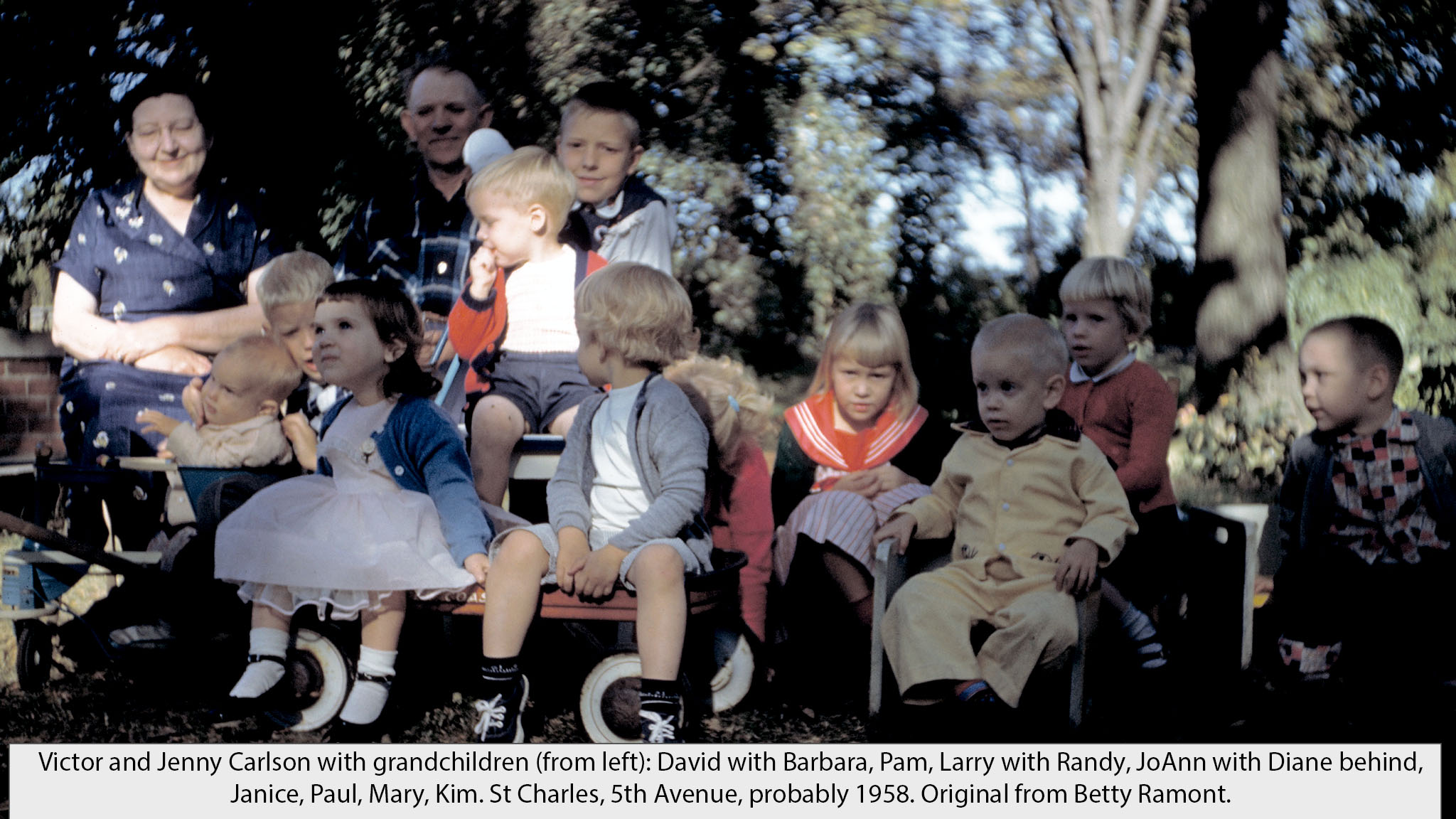 Vic Jenny grandkids